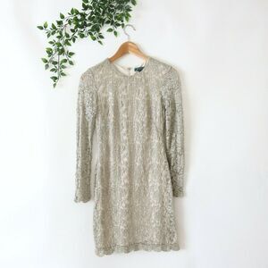 Lauren Ralph Lauren Lace Dress in Cream